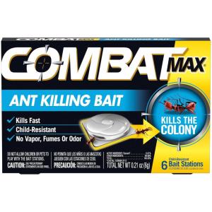 imageCombat Max Ant Killing Bait Stations Indoor and Outdoor Use 6 CountBait Stations  Max