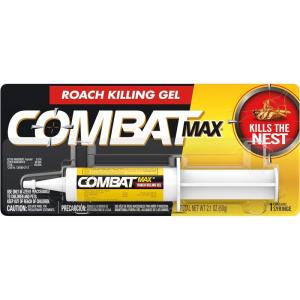 imageCombat Max Roach Killing Gel for Indoor and Outdoor Use 1 Syringe 21 Ounce Pack of 127g Pack of 1