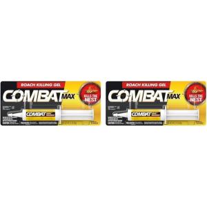 imageCombat Max Roach Killing Gel for Indoor and Outdoor Use 1 Syringe 21 Ounce Pack of 2